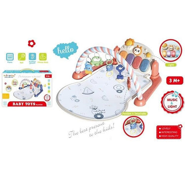 Toddlers Pedal Piano Play Gym With Lights